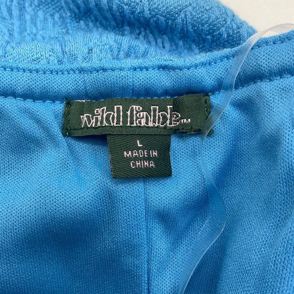 Wild Fable Women's Sleeveless Side Slit Bodycon Mini Dress Large Azure B… - Picture 3 of 7